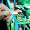 Glas-Aquarien-Fütterungsrohr mit Saugnapf