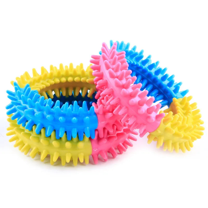 Durable Rubber Chew Toy for Small Dogs