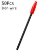 Disposable Eyelash Brushes (50-Pack) — Mascara Wand & Eyebrow Grooming Spoolies