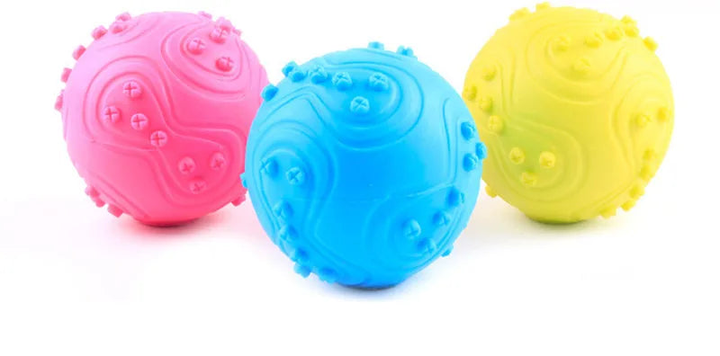 Durable Rubber Chew Toy for Small Dogs