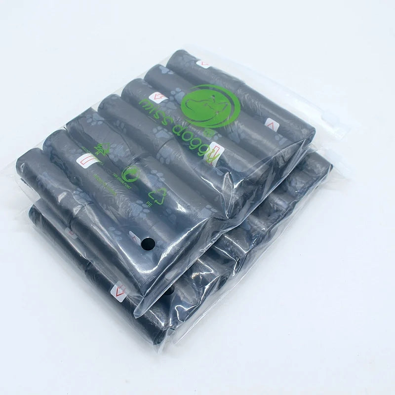 Paw Print Dog Poop Bags with Dispenser