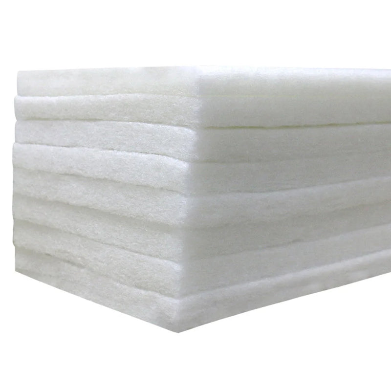 White Aquarium Filter Pad Dual-Density Sponge