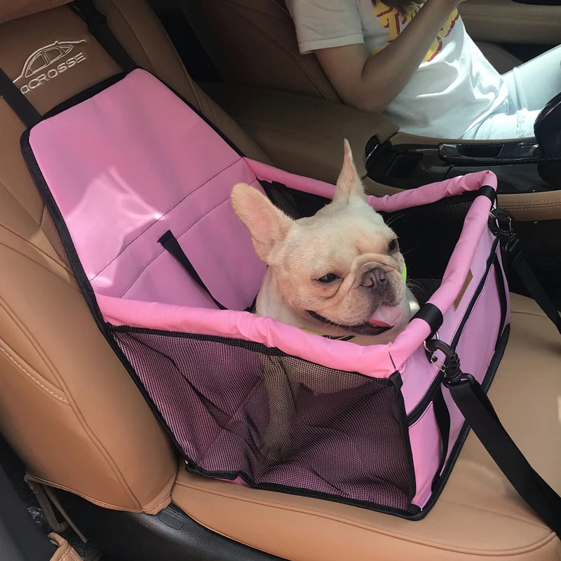 Asiento Compacto para Mascotas en el Coche y Hamaca de Viaje