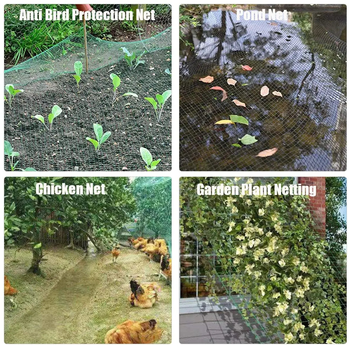 Durable Garden Netting for Bird and Pest Protection