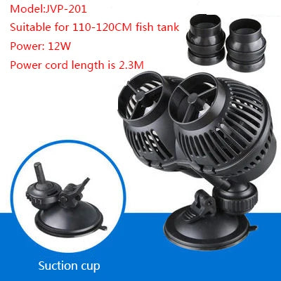 Aquarium Wave Maker with Suction Cup Mount for Water Circulation and Aeration