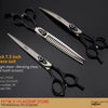 Professional 3-Piece Dog Grooming Scissors Set — Straight, Thinning & Curved