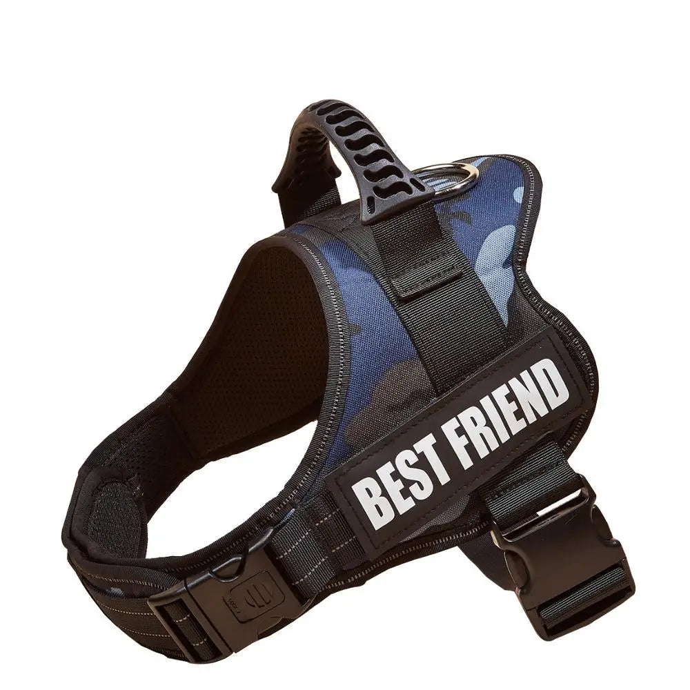 Adjustable No-Pull Dog Harness with Reflective Straps