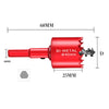 Bi-Metal Hole Saw Kit with Pilot Bits and Arbor