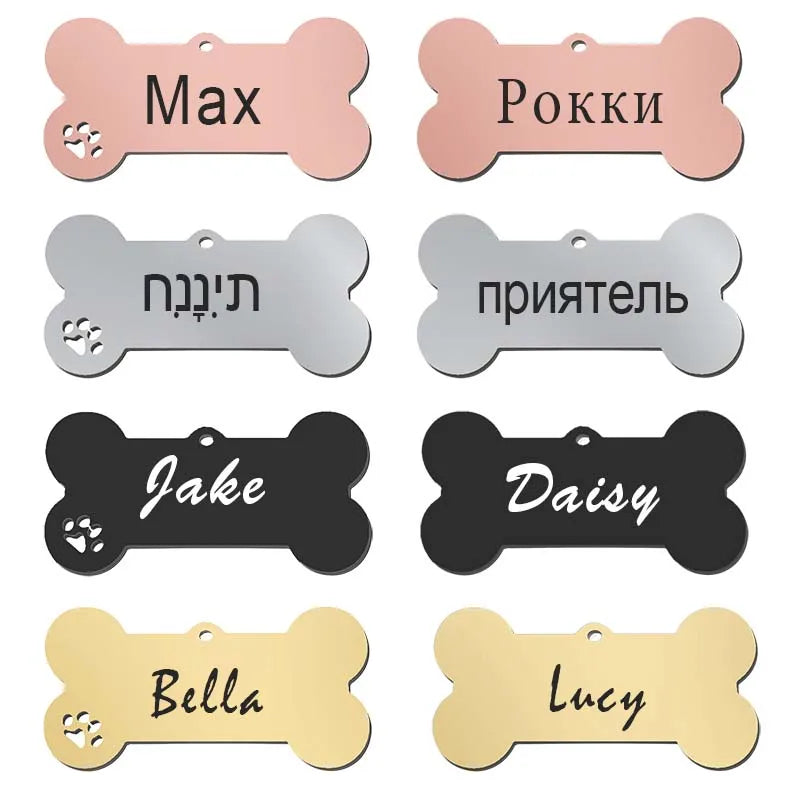 Personalized Stainless Steel Pet ID Tag