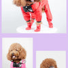 Impermeable para perros con estampado de cara divertida