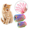 Colorful Coil Spring Cat Toys – Interactive Bouncy Play Set
