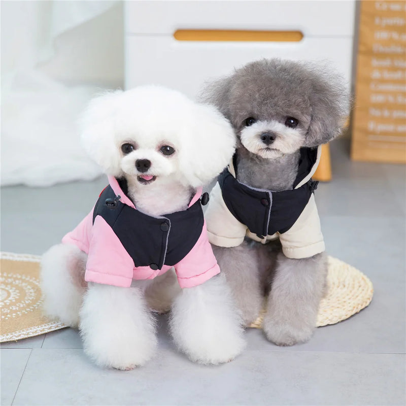 Mono de Invierno Acolchado para Perros Pequeños