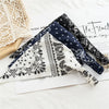 Bohemian Paisley Print Triangle Head Scarf