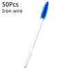Disposable Eyelash Brushes (50-Pack) — Mascara Wand & Eyebrow Grooming Spoolies