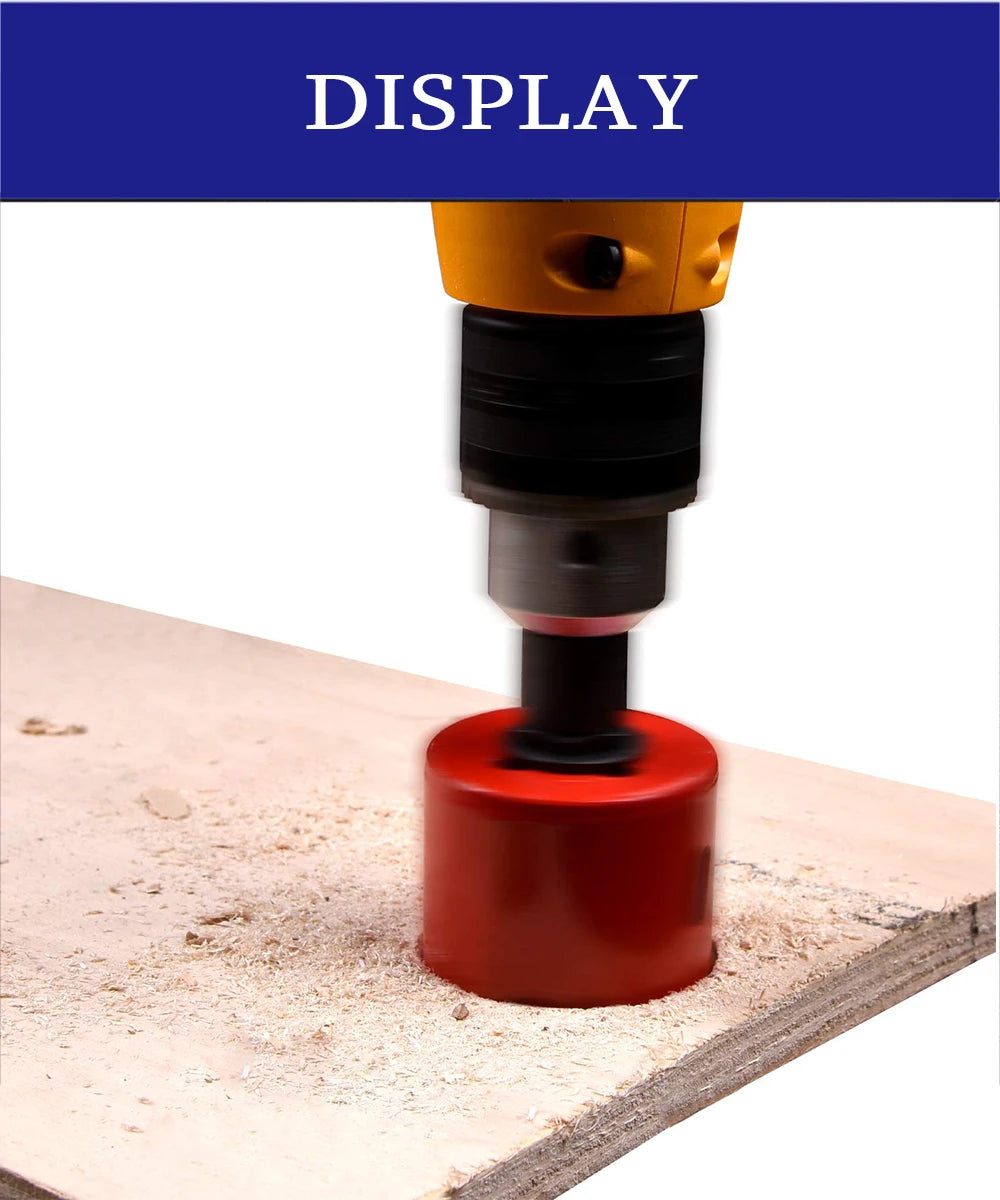 Bi-Metal Hole Saw Kit with Pilot Bits and Arbor