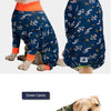 Soft Cotton Dog Pajamas Jumpsuit for Medium & Large Dogs
