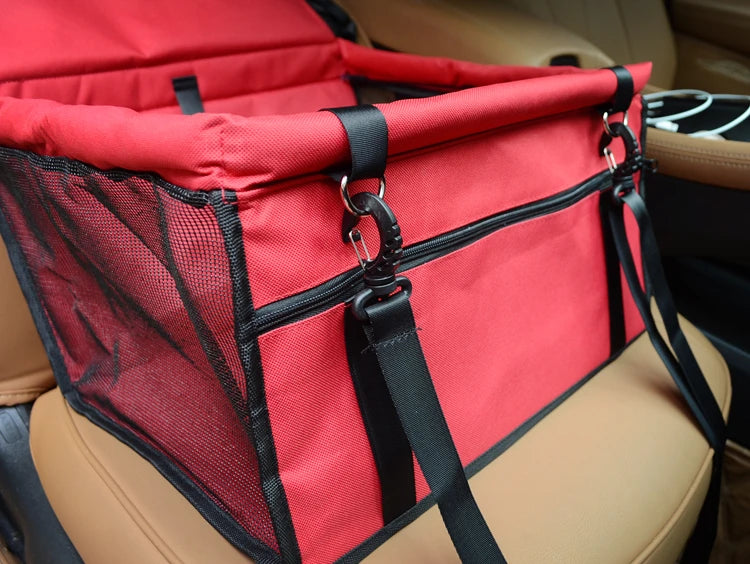 Asiento Compacto para Mascotas en el Coche y Hamaca de Viaje