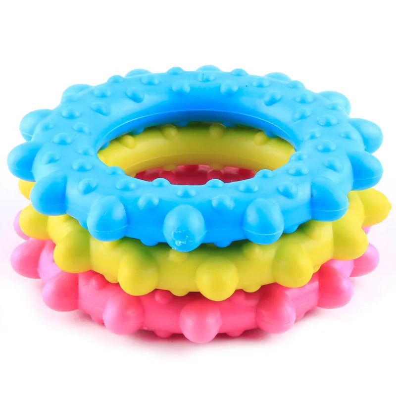 Durable Rubber Chew Toy for Small Dogs