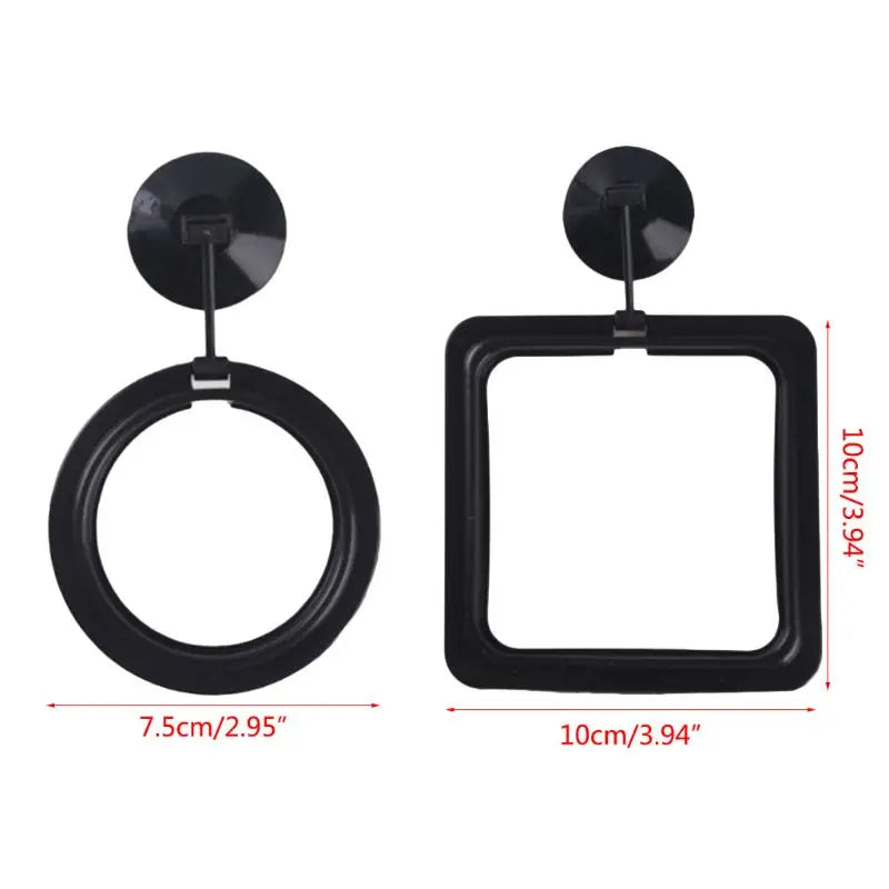 Anneau d'alimentation pour aquarium avec ventouse