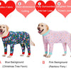 Cartoon Print Cotton Pajamas for Medium and Large Dogs
