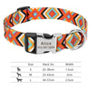 Personalisierte Nylon-Hundehalsband mit graviertem ID-Plättchen