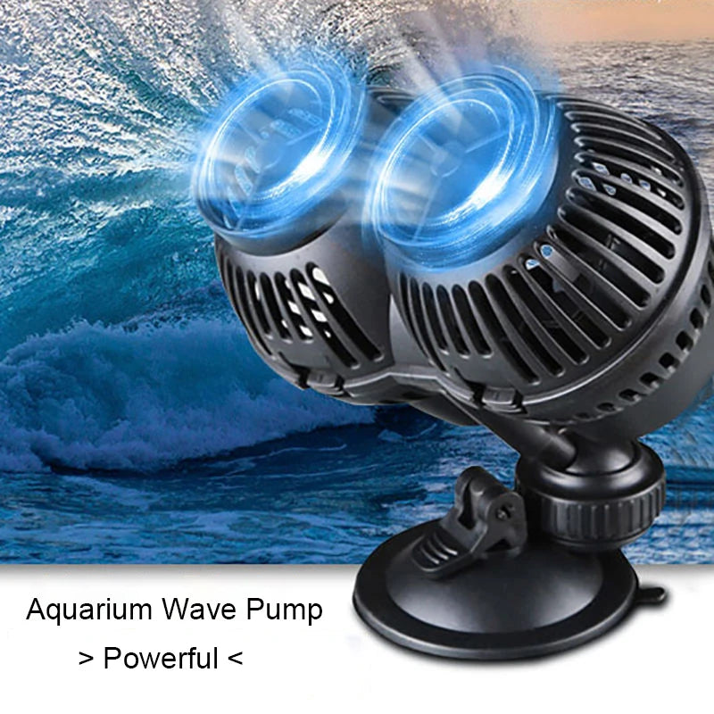 Aquarium Wave Maker with Suction Cup Mount for Water Circulation and Aeration