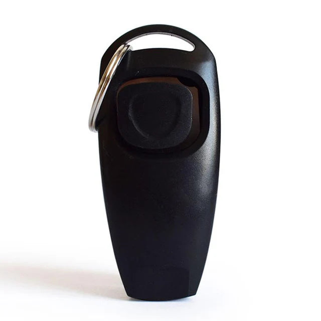 2 in 1 Dog Training Clicker and Whistle with Wrist Strap