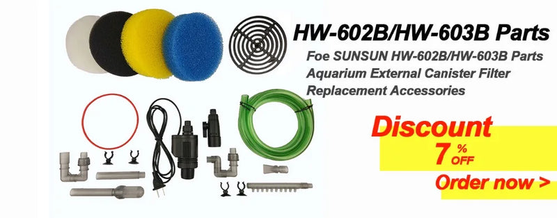 Filtre Externe Compact avec Fût Transparent pour Aquarium