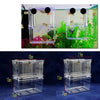 Clear Acrylic Fish Breeding Isolation Box with Floating Design