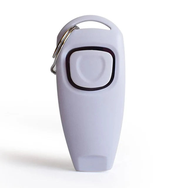 2 in 1 Dog Training Clicker and Whistle with Wrist Strap