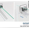 Filtre Externe Compact avec Fût Transparent pour Aquarium