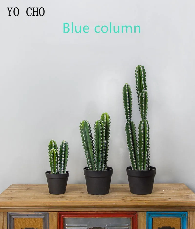 Artificial Cactus Succulent Plant – Lifelike Green Decor