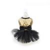 Sparkling Sequin Tutu Dress for Small Dogs with Bowknot