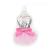 Sparkling Sequin Tutu Dress for Small Dogs with Bowknot