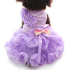 Vestido Tutú de Princesa para Mascota con Lazo Decorativo