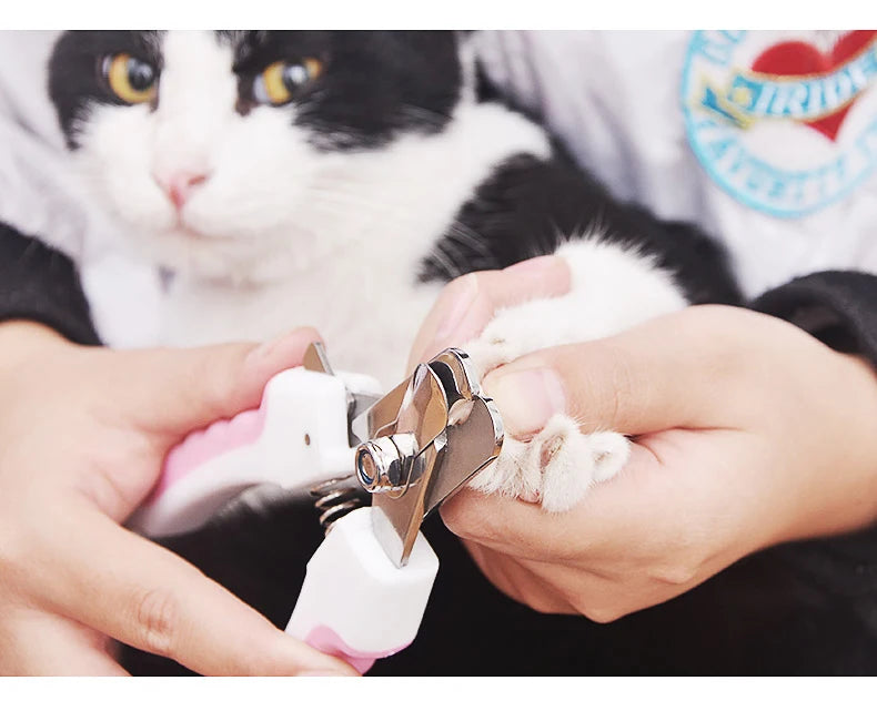 Stainless Steel Pet Nail Clippers for Dogs and Cats