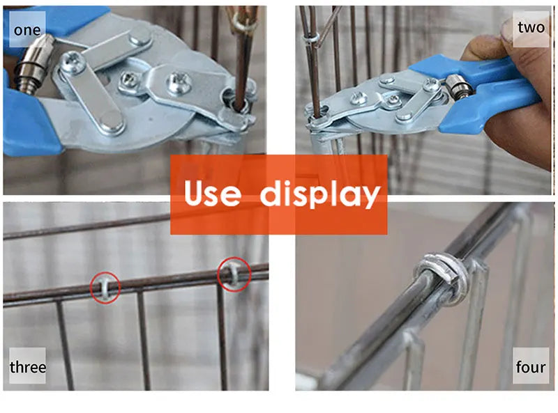 كماشة ربط أقفاص الدواجن مع مسامير 600M