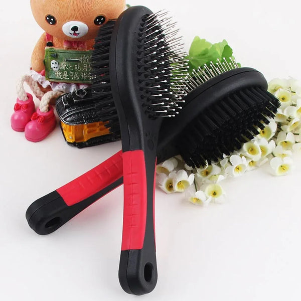 Double Faced Dog Comb Grooming Tool