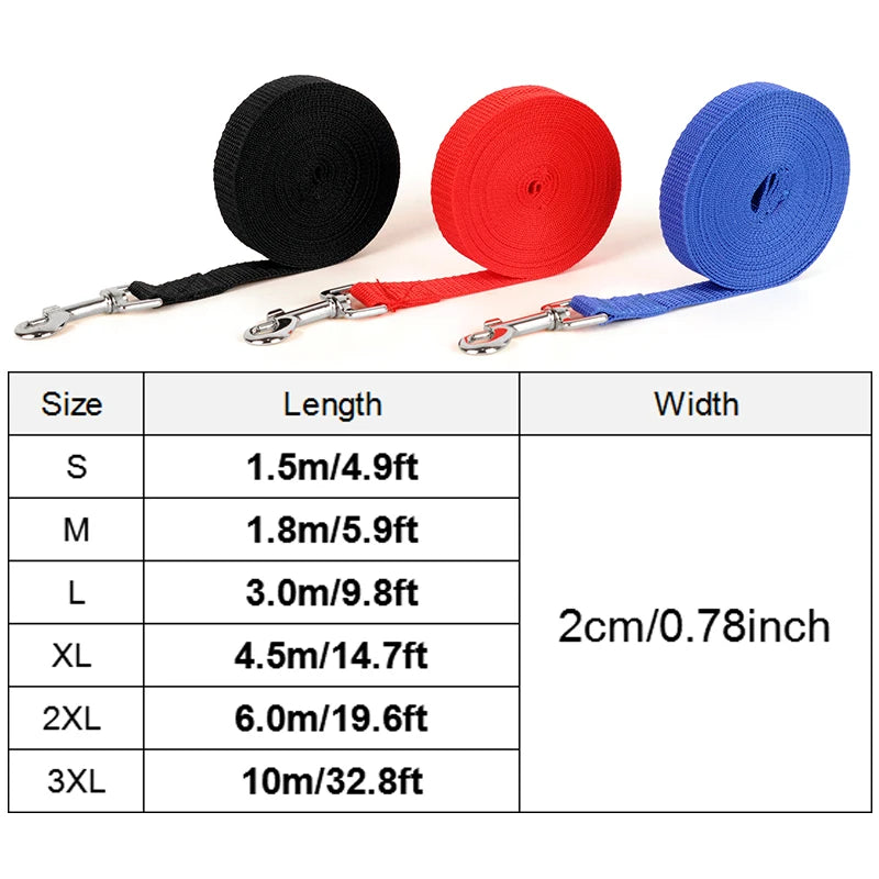 Robuste Nylon-Hundetrainingsleine