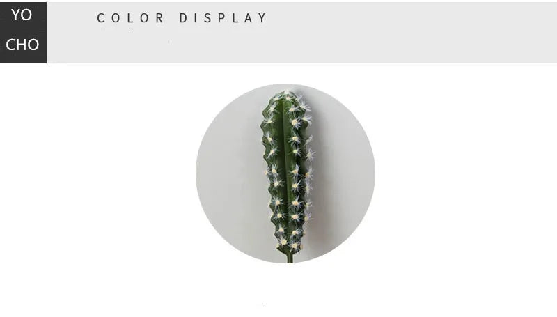 Artificial Cactus Succulent Plant – Lifelike Green Decor