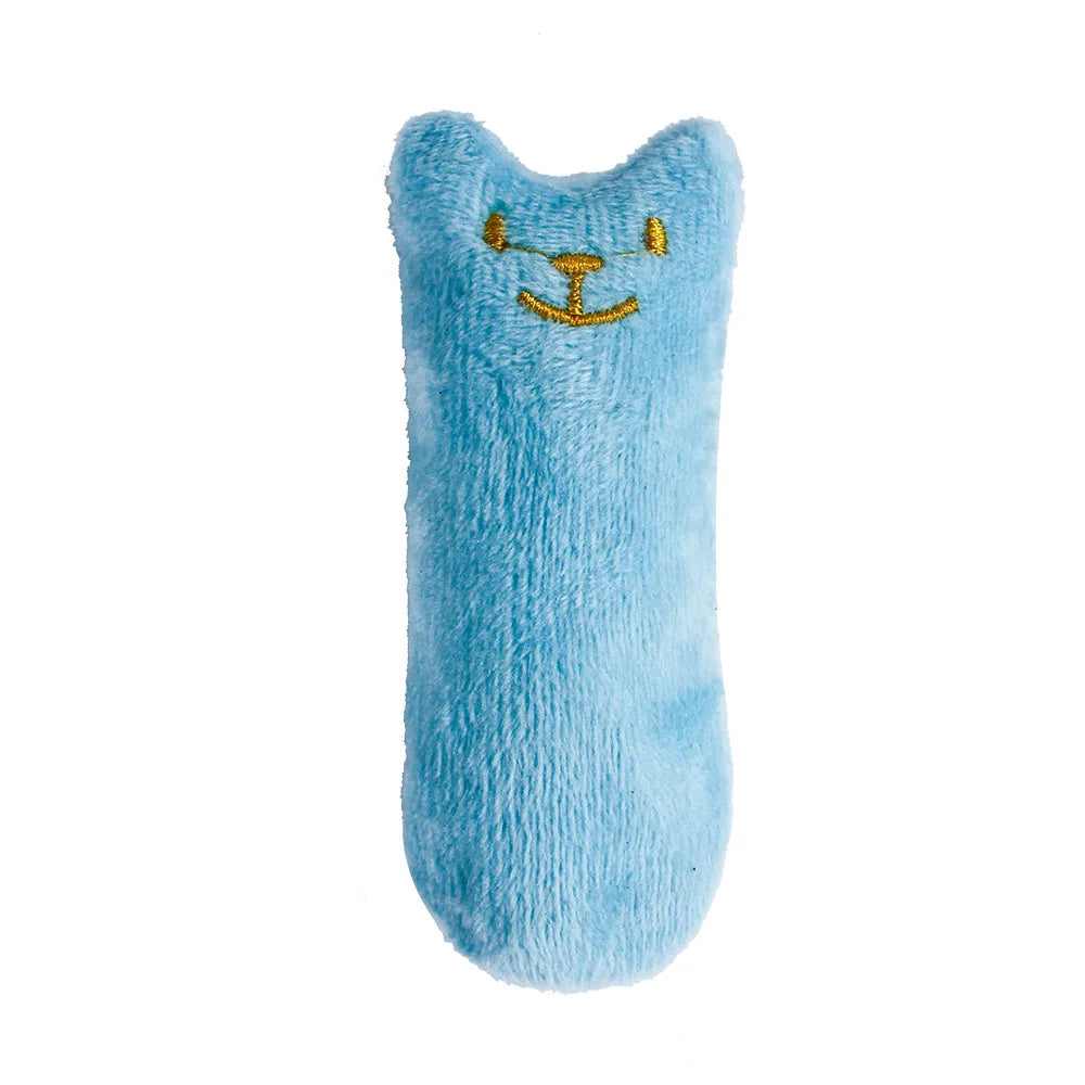 Catnip-Infused Interactive Plush Cat Toy for Chewing and Play