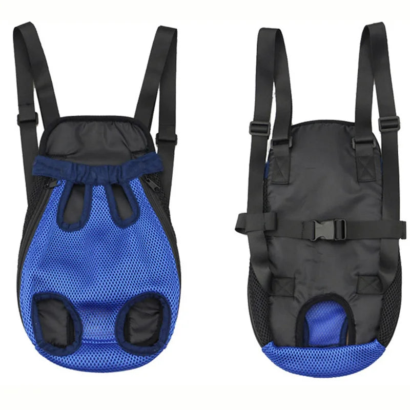 Mochila Transportadora de Mezclilla para Mascotas