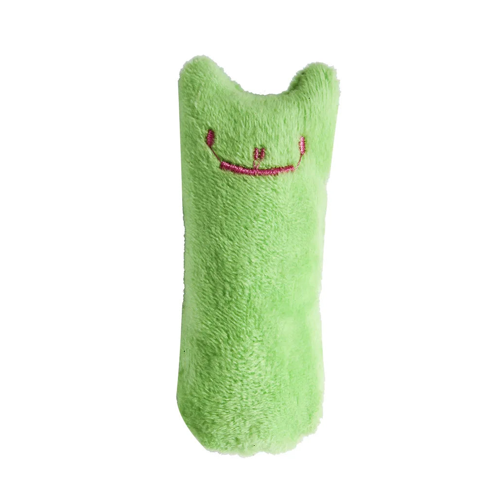 Catnip-Infused Interactive Plush Cat Toy for Chewing and Play