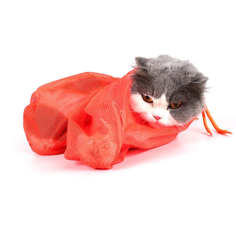 Mesh Pet Grooming & Bathing Bag
