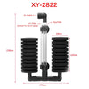 A vertical aquarium biochemical sponge filter with adjustable air inlet and outlet