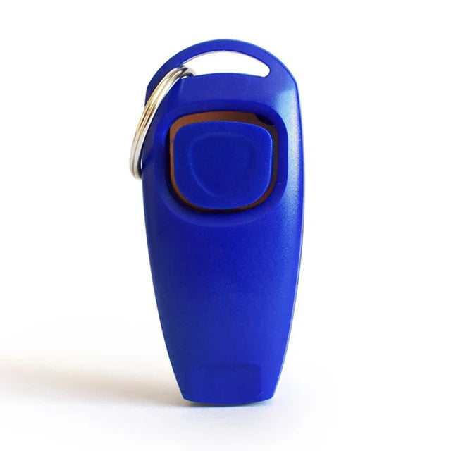 2 in 1 Dog Training Clicker and Whistle with Wrist Strap