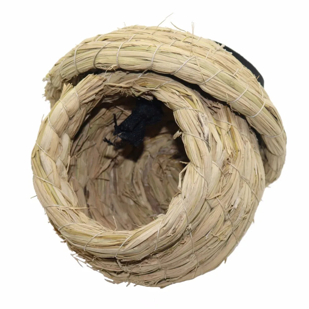 Handwoven Straw Hanging Bird Nest House