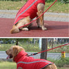 Waterproof Large Dog Coat with Padded Fleece Reflective Jacket