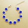 Luxury Rhinestone Dog Collar with Adjustable Chain