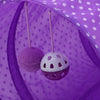 Foldable Cat Tunnel Toy with Ball